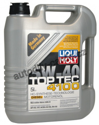 Liqui Moly Top Tec 4100 5W-40 5L + štítek