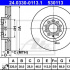 Brzdový kotouč ATE 24.0330-0113 (AT 530113) - Power Disc - AUDI