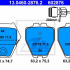 Sada brzdových destiček ATE 13.0460-2876 (AT 602876) - AUDI