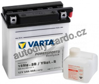 Moto baterie VARTA VT 505012003 5Ah 60A 12V P+ Y6 FUNSTART FRESHPACK /121x61x131/ 12N5-3B / YB5L-B