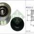 Alternátorová volnoběžka (předstihová spojka) INA (IN 535007210) - VOLVO