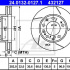 Brzdový kotouč ATE 24.0132-0127 (AT 432127) - PORSCHE