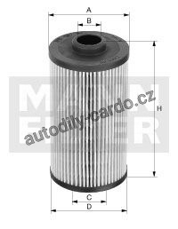 Olejový filtr MANN HU816/1X (MF HU816/1X) - CHRYSLER