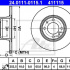Brzdový kotouč ATE 24.0111-0115 (AT 411115) - LADA