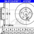 Brzdový kotouč ATE 24.0112-0167 (AT 412167) - MERCEDES-BENZ