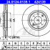 Brzdový kotouč ATE 24.0124-0139 (AT 424139) - PEUGEOT