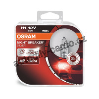 Autožárovky OSRAM NIGHT BREAKER SILVER H1 55W 12V P14.5s Duo (2ks)