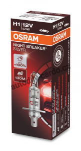 Autožárovka OSRAM NIGHT BREAKER SILVER H1 55W 12V P14.5s