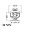 Termostat WAHLER (WH 4270.88D)