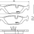 Sada brzdových destiček BREMBO P06009 - BMW