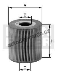 Olejový filtr MANN HU718/4X (MF HU718/4X)