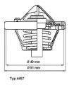 Termostat WAHLER (WH 4457.82D)