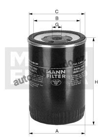 Palivový filtr MANN WK729 (MF WK729) - BMC