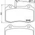 Sada brzdových destiček BREMBO P85104 - SEAT