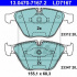 Sada brzdových destiček ATE Ceramic 13.0470-7167 (AT LD7167) - BMW