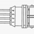 Lambda sonda NGK OTA4N-5D1 - VOLVO