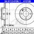 Brzdový kotouč ATE 24.0112-0106 (AT 412106) - AUDI, SEAT, VW