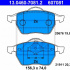 Sada brzdových destiček ATE 13.0460-7081 (AT 607081) - AUDI, SEAT, ŠKODA, VW