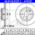 Brzdový kotouč ATE 24.0112-0127 (AT 412127) - ALFA ROMEO, FIAT, LANCIA