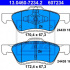 Sada brzdových destiček ATE 13.0460-7234 (AT 607234) - FORD, MAZDA