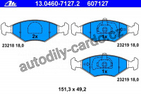 Sada brzdových destiček ATE 13.0460-7127 (AT 607127) - FIAT