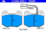 Sada brzdových destiček ATE 13.0460-4959 (AT 604959) - ALFA ROMEO