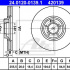 Brzdový kotouč ATE 24.0120-0139 (AT 420139) - MITSUBISHI