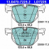 Sada brzdových destiček ATE Ceramic 13.0470-7225 (AT LD7225) - BMW