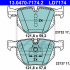 Sada brzdových destiček ATE Ceramic 13.0470-7174 (AT LD7174) - BMW