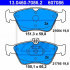 Sada brzdových destiček ATE 13.0460-7086 (AT 607086) - MERCEDES-BENZ