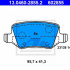 Sada brzdových destiček ATE 13.0460-2855 (AT 602855) - MERCEDES-BENZ