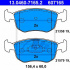 Sada brzdových destiček ATE 13.0460-7165 (AT 607165) - FORD