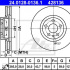Brzdový kotouč ATE 24.0128-0136 (AT 428136) - CITROËN, FIAT, PEUGEOT