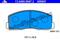 Sada brzdových destiček ATE 13.0460-5947 (AT 605947) - MITSUBISHI