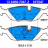 Sada brzdových destiček ATE 13.0460-7047 (AT 607047) - BMW