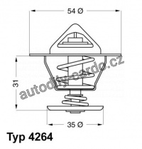 Termostat WAHLER (WH 4264.87D)