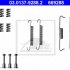 Sada příslušenství, parkovací brzdové čeliti ATE 03.0137-9288 (AT 669288)