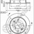 Brzdový kotouč BREMBO 08.5218.10 - MAZDA