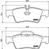 Sada brzdových destiček BREMBO P50052 - MERCEDES-BENZ