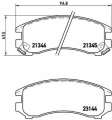 Sada brzdových destiček BREMBO P56018 - NISSAN, SUZUKI