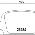 Sada brzdových destiček BREMBO P59037 - OPEL