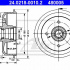 Brzdový buben ATE 24.0218-0010 (AT 480005) - FORD