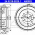 Brzdový buben ATE 24.0218-0025 (AT 480082) - NISSAN