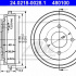 Brzdový buben ATE 24.0218-0028 (AT 480100) - NISSAN