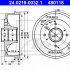 Brzdový buben ATE 24.0218-0032 (AT 480118) - DACIA, RENAULT