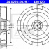 Brzdový buben ATE 24.0220-0029 (AT 480120) - MAZDA