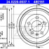 Brzdový buben ATE 24.0220-0037 (AT 480161) - SEAT, ŠKODA, VW