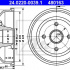 Brzdový buben ATE 24.0220-0039 (AT 480163) - OPEL