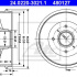 Brzdový buben ATE 24.0220-3021 (AT 480127) - DACIA, RENAULT