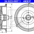 Brzdový buben ATE 24.0223-0007 - AUDI
